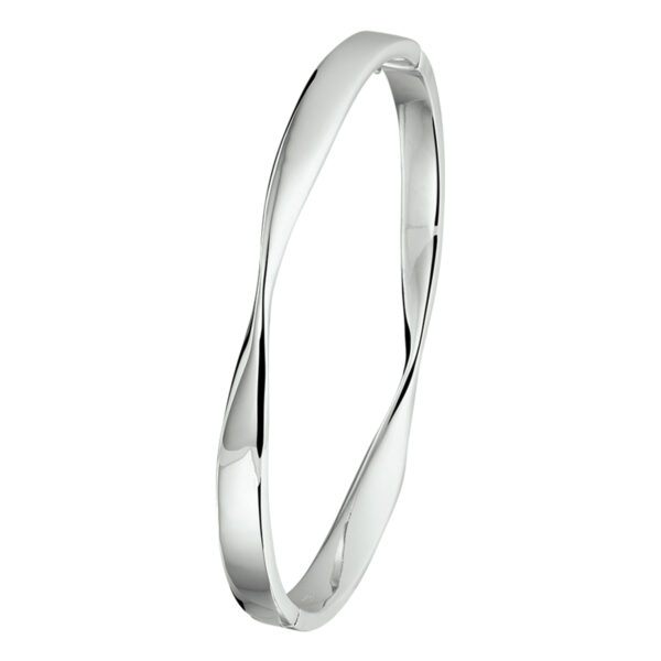 bangle scharnier zilver gerhodineerd