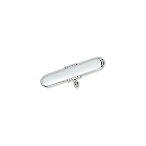 broche gediamanteerd zilver wit