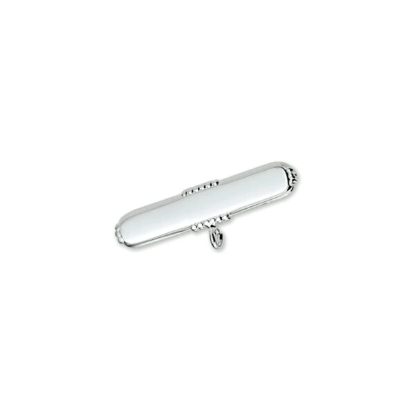 broche gediamanteerd zilver wit