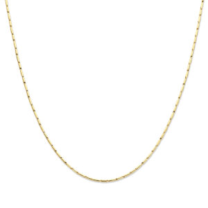 collier 1,9 mm 43 cm 14K geelgoud