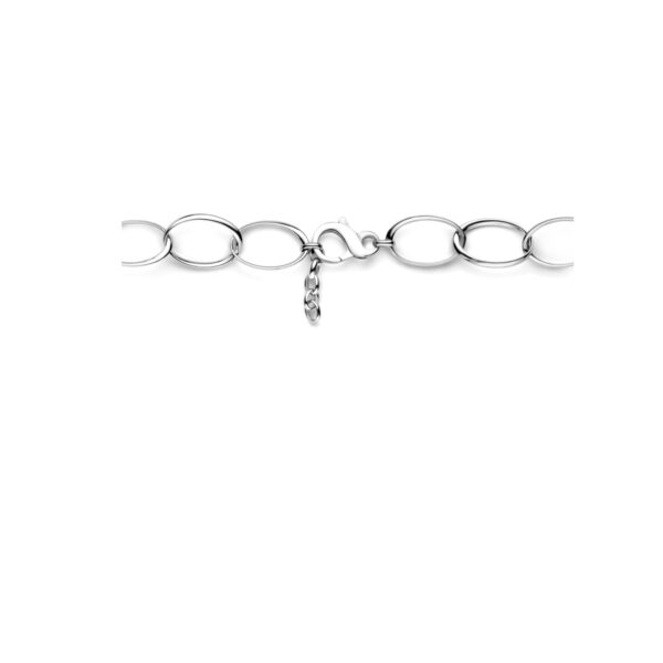collier 23 mm 48 + 3 cm zilver gerhodineerd - Afbeelding 3