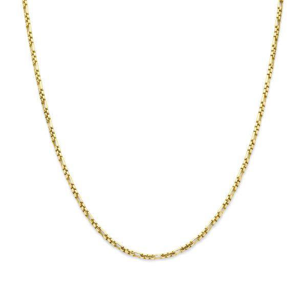 collier 3.0 mm 45 cm Silgold (geel met zilverkern)