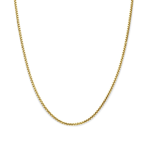 collier 3,0 mm 45 cm Silgold (geel met zilverkern)