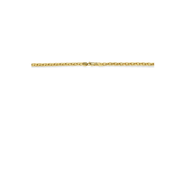 collier 3,5 mm 45 cm 14K geelgoud - Afbeelding 3