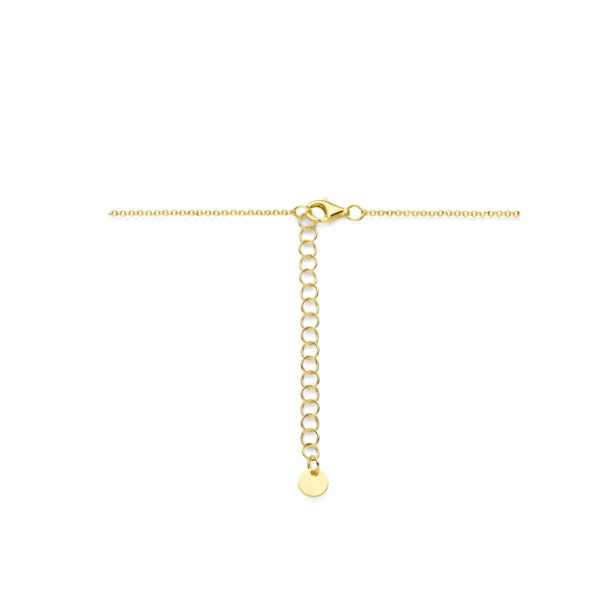 collier 40 + 5 cm 3 micron zilver verguld (geel) - Afbeelding 3