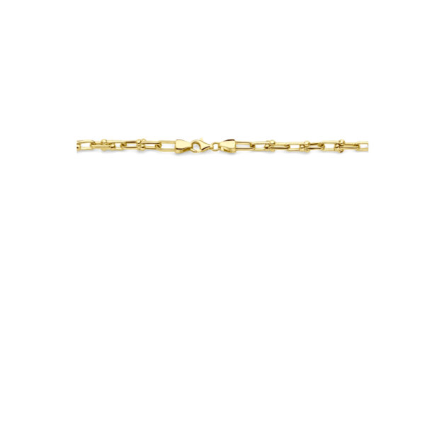 collier 4,0 mm 45 cm 14K geelgoud - Afbeelding 3