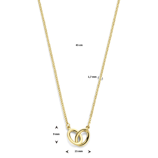 collier 42 cm 14K geelgoud - Afbeelding 4