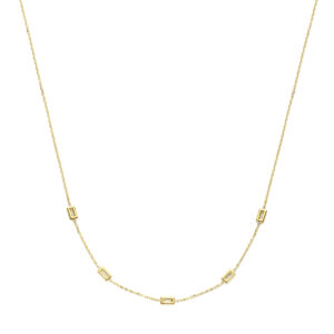 collier 43 cm 14K geelgoud