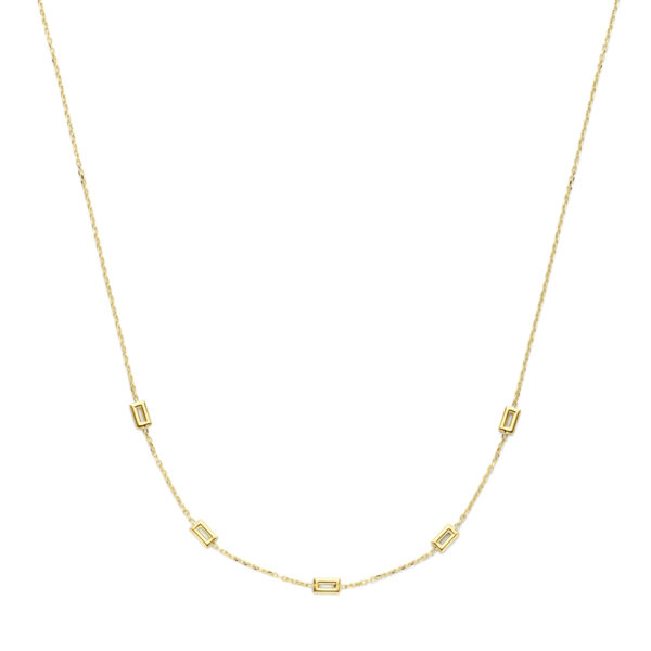 collier 43 cm 14K geelgoud