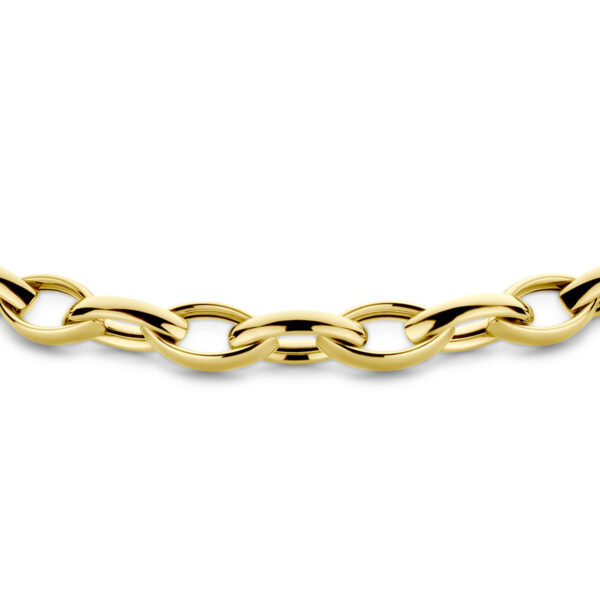 collier 6 mm 45 cm 14K geelgoud