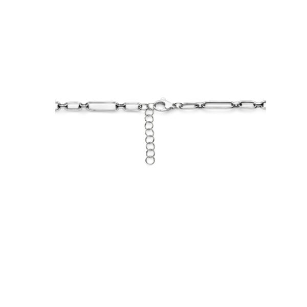 collier 6,0 mm 42 + 3 cm zilver gerhodineerd - Afbeelding 3