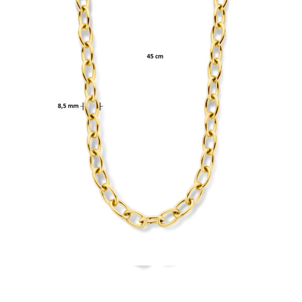collier 8,5 mm 45 cm ion plating edelstaal - Afbeelding 4