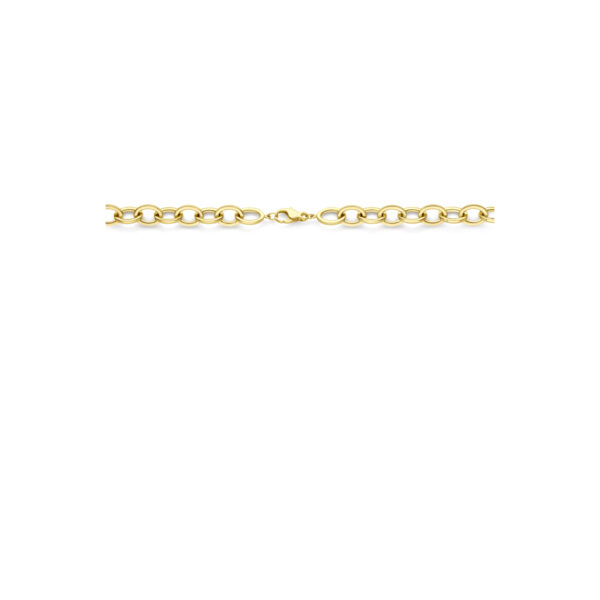 collier 9 mm 45 cm 14K geelgoud - Afbeelding 3