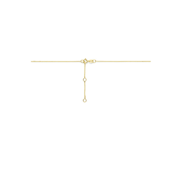 collier amethist en zirkonia 40 - 42 - 44 cm 14K geelgoud - Afbeelding 3