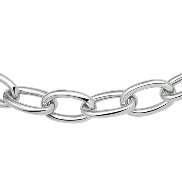 collier anker 11 mm 48 cm zilver gerhodineerd