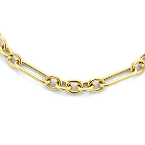 collier anker 4,0 mm 42 cm 14K geelgoud