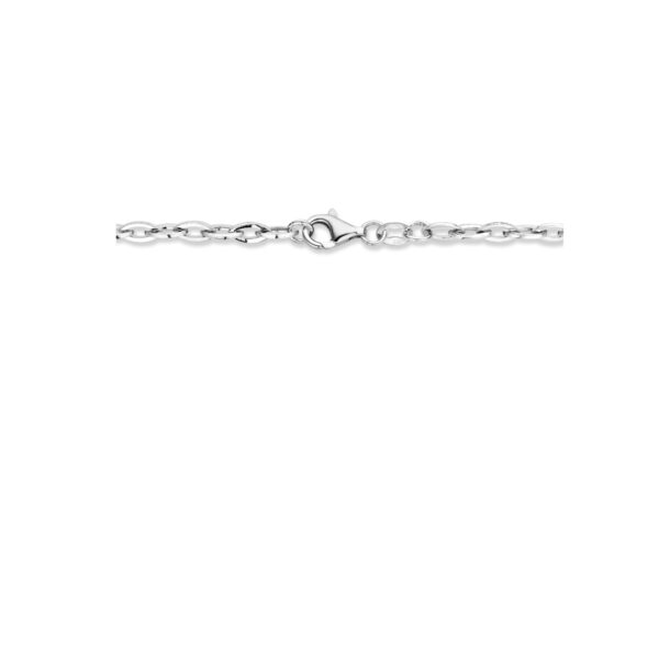 collier anker 4,0 mm 45 cm zilver gerhodineerd - Afbeelding 3