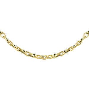 collier anker 4,5 mm 45 cm 14K geelgoud