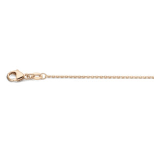 collier anker gediamanteerd 1,1 mm 41 - 43 - 45 cm 18K roségoud