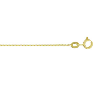 collier anker plat 0,8 mm 41 - 43 - 45 cm 14K geelgoud