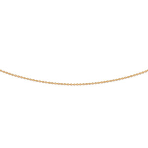 collier anker plat 0,8 mm 41 - 43 - 45 cm 14K roségoud