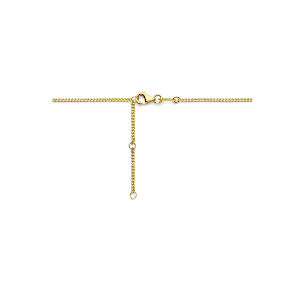 collier balkjes 40 – 42 – 44 cm 14K geelgoud - Afbeelding 3