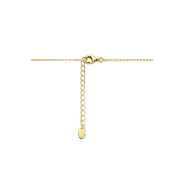 collier bolletjes 40 + 4 cm 1 micron zilver verguld (geel) - Afbeelding 3