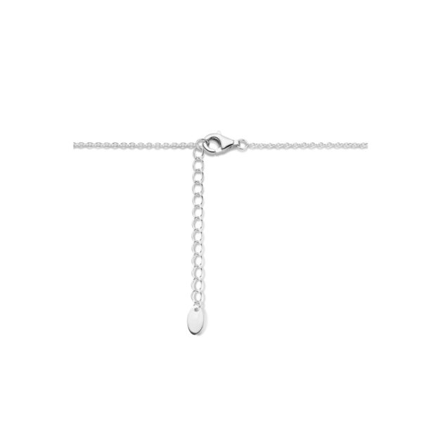 collier bolletjes 40 + 4 cm zilver gerhodineerd - Afbeelding 3