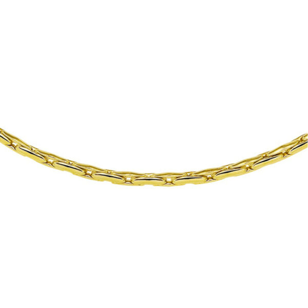 collier cardano 3,0 mm 45 cm Silgold (geel met zilverkern)
