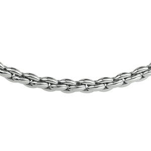 collier cardano 5,0 mm 45 cm zilver gerhodineerd