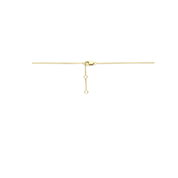 collier diamant 0.02ct h si 40,5 - 42,5 - 44,5 cm 14K geelgoud - Afbeelding 3