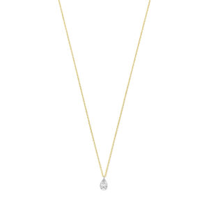 collier diamant 40 – 42 – 44 cm 0.15ct g si 18K geelgoud