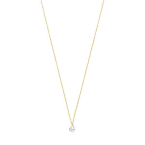 collier diamant 40 – 42 – 44 cm 0.20ct g si 18K geelgoud