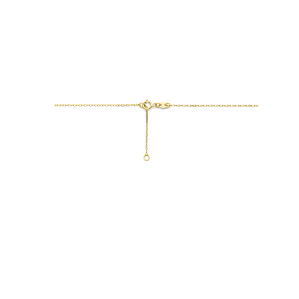 collier druppel 42 - 45 cm 14K geelgoud - Afbeelding 3