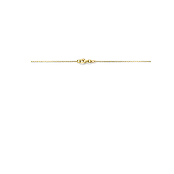 collier druppel 45 cm 14K geelgoud - Afbeelding 3
