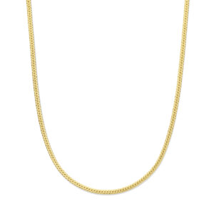 collier gourmette 3,4 mm 43 cm 14K geelgoud