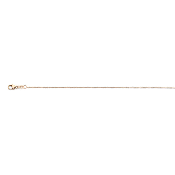 collier gourmette 4-zijdes geslepen 1,0 mm 41 - 43 - 45 cm 18K roségoud - Afbeelding 3