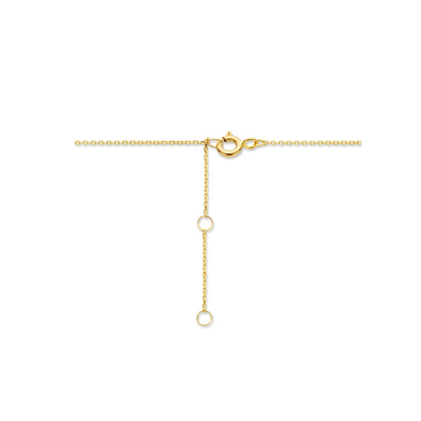 collier hart 40 - 42 - 44 cm 14K geelgoud - Afbeelding 3