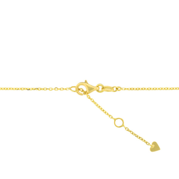 collier hart 42 - 44 cm 14K geelgoud - Afbeelding 2