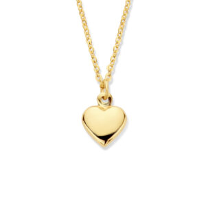 collier hart 42 - 45 cm 14K geelgoud