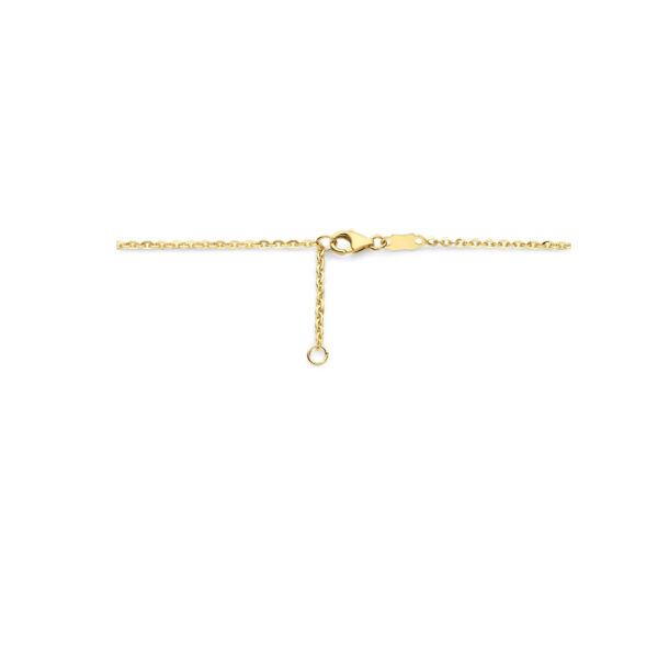 collier hart parelmoer 40 – 42 cm 14K geelgoud - Afbeelding 2