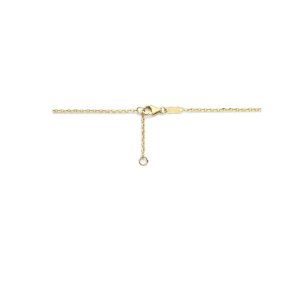 collier hart rode epoxy 40 – 42 cm 14K geelgoud - Afbeelding 3