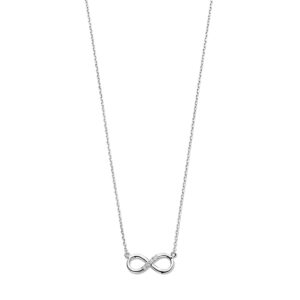 collier infinity 0.03ct h si 42 - 45 cm 14K witgoud