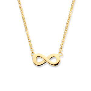 collier infinity 41,5 - 44,5 cm 14K geelgoud