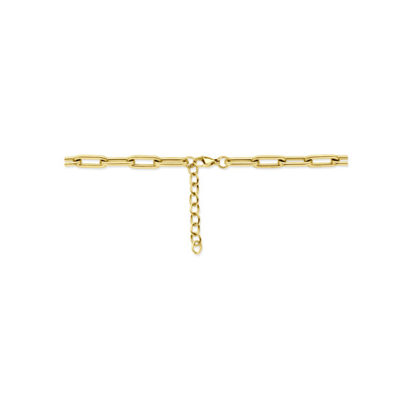collier ion plating 8 mm 44,5 + 5 cm edelstaal - Afbeelding 3