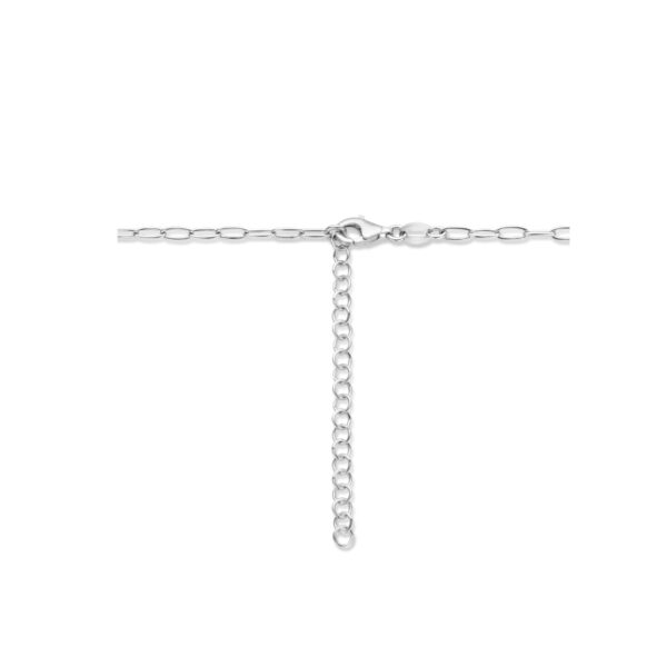 collier klaver 40 + 5 cm zilver gerhodineerd - Afbeelding 3