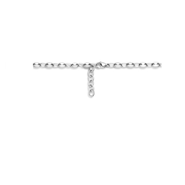 collier koffieboon 42 + 3 cm edelstaal - Afbeelding 3