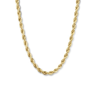 collier koord 5,7 mm 43 + 3 cm ion plating edelstaal