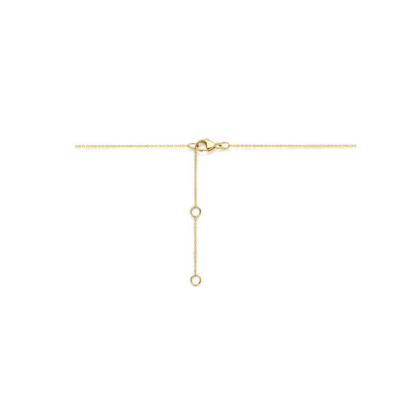 collier lab grown diamant 1.00ct g vs 41 - 43 - 45 cm 14K geelgoud - Afbeelding 3
