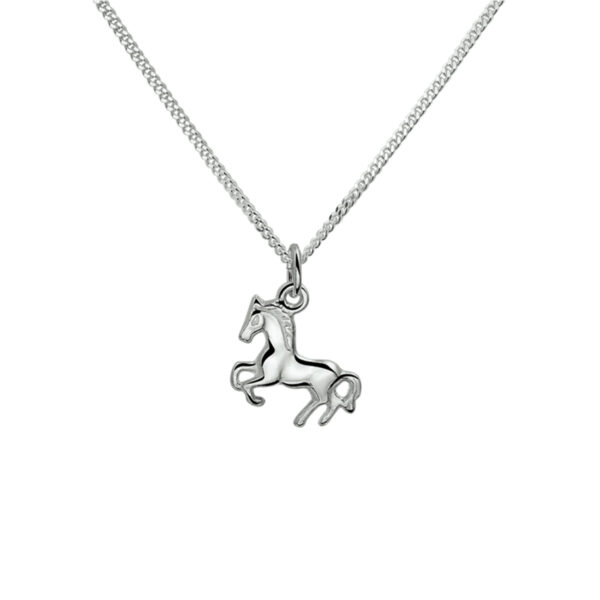 collier paard 1,4 mm 36 + 4 cm zilver gerhodineerd